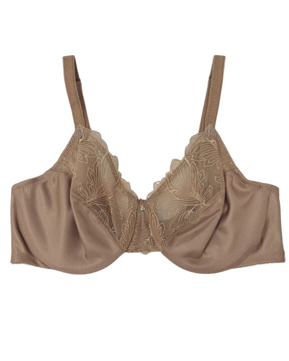 Wacoal Slim Silhouette Minimizer Bra 34C Beige 857361 Underwire Supportive